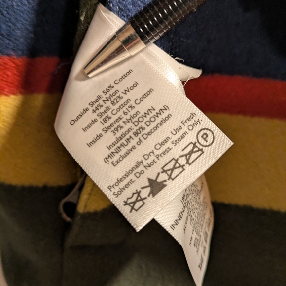 Eddie Bauer X Pendleton 1936 Skyliner Quilted Down Bomber Men's M - Picture 11 of 16